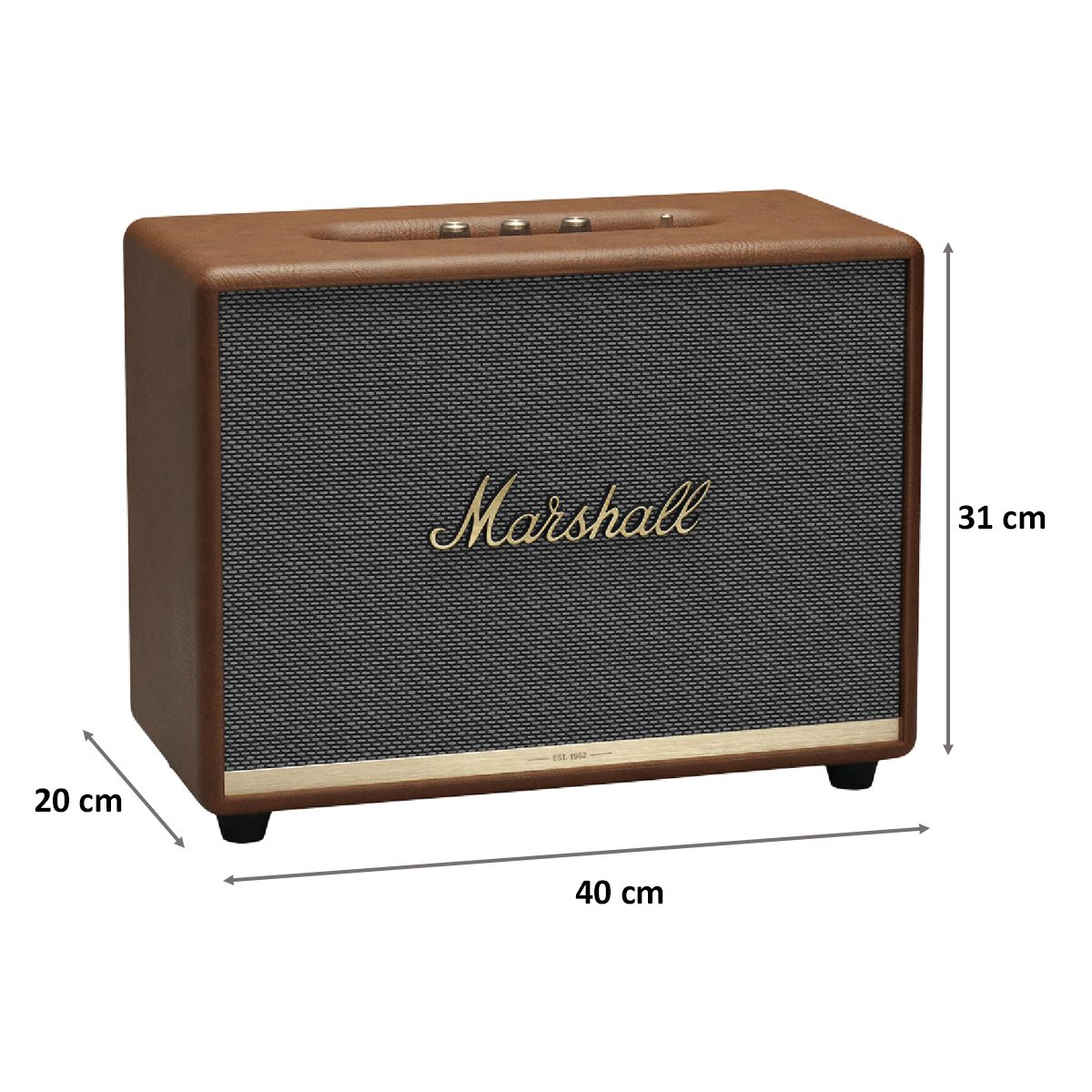 Marshall Woburn II 130W Portable Bluetooth Speaker (Multi Host Functionality, Stereo Channel, Brown) Marshall Woburn II 130W Portable Bluetooth Speaker (Multi Host Functionality, Stereo Channel, Brown)_2