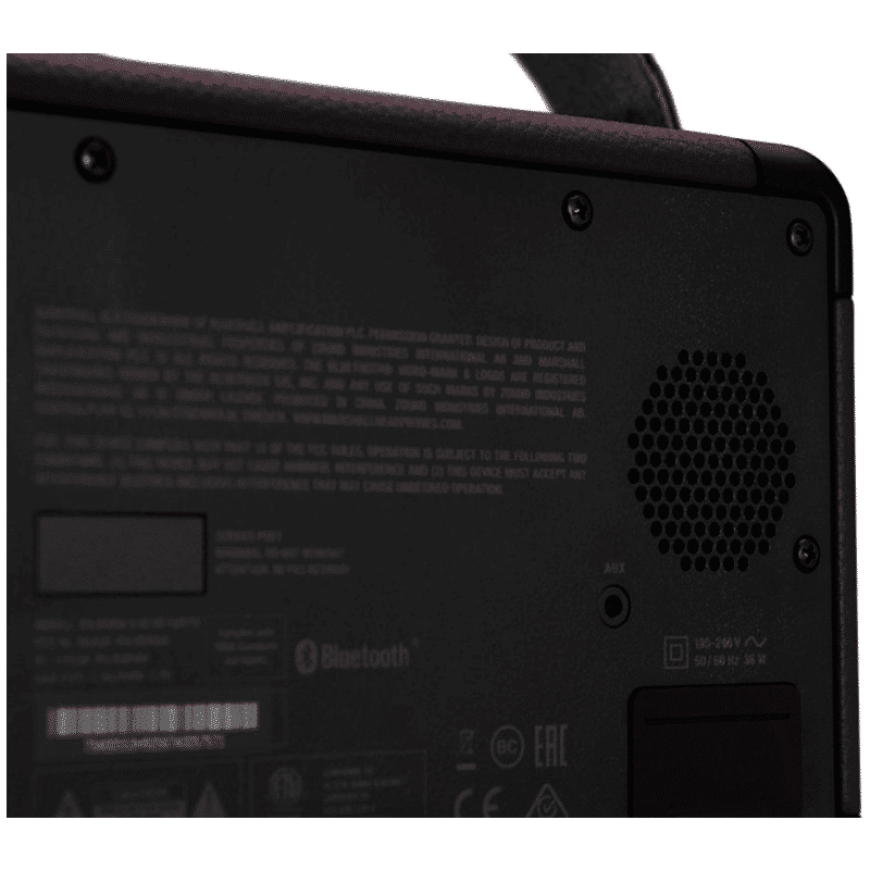 Marshall Kilburn II 20W Portable Bluetooth Speaker (IPX2 Water Resistant, Multi-Host Functionality, Stereo Channel, Burgundy)_8