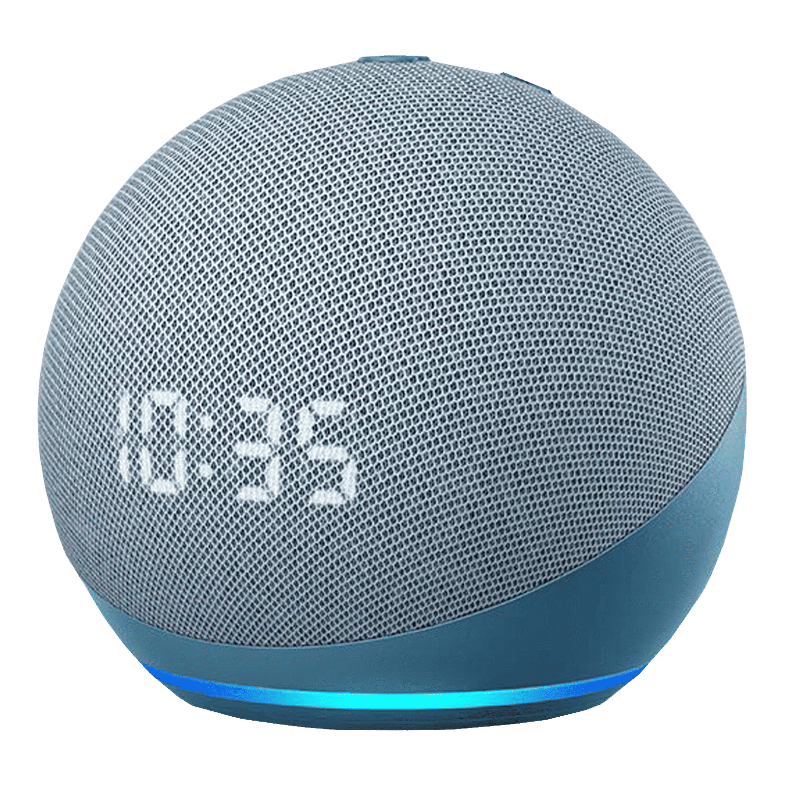 amazon Echo Dot (4th Gen) with Built-in Alexa Smart Wi-Fi Speaker (LED Display with Clock, Blue)_1
