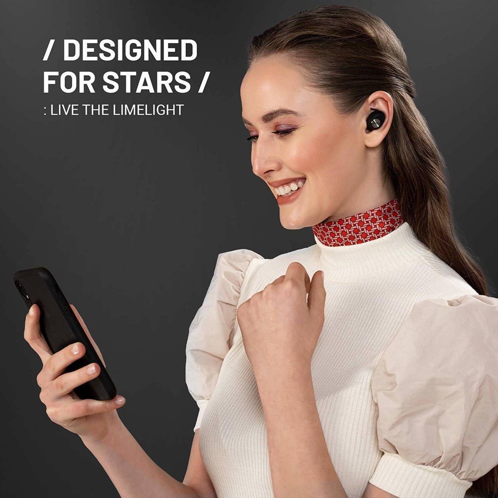 CROSSBEATS Pebble TWS Earbuds with Passive Noise Cancellation (IPX6 Water & Dust Resistant, Deep Bass Technology, Grey)_6