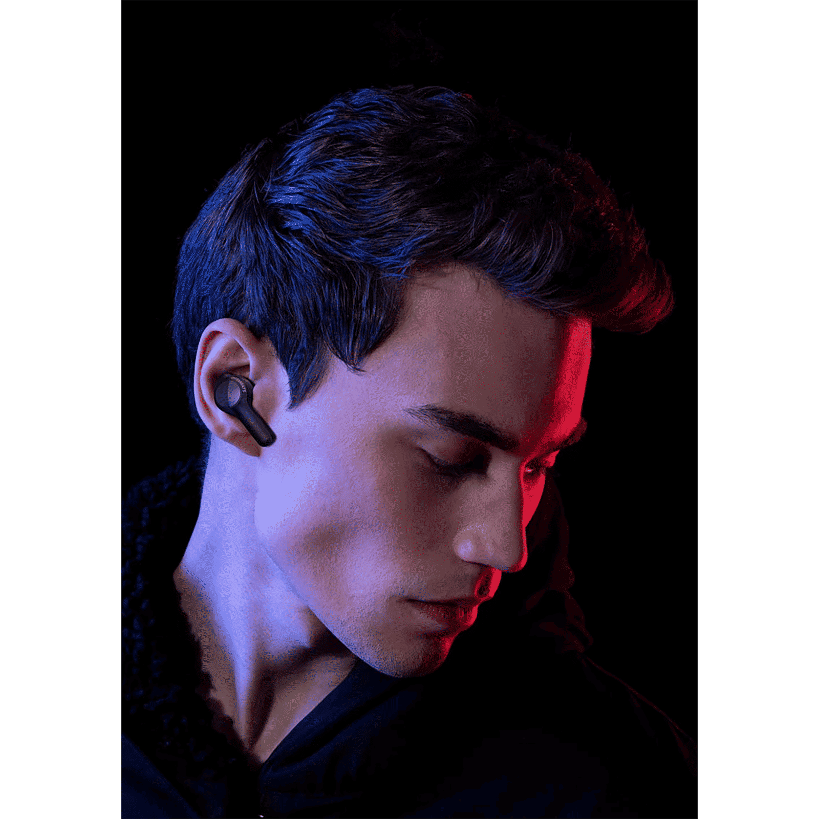 CROSSBEATS Torq CB-TORQ TWS Earbuds with Environmental Noise Cancellation (IPX6 Water Resistant, 72 Hours Playback, Black)_7