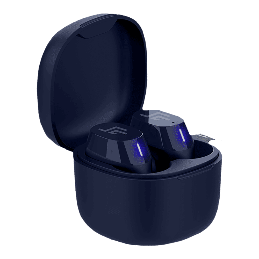 CROSSBEATS Edge TWS Earbuds with Passive Noise Cancellation (IPX6 Water Resistant, 20 Hours Playback, Blue)_4