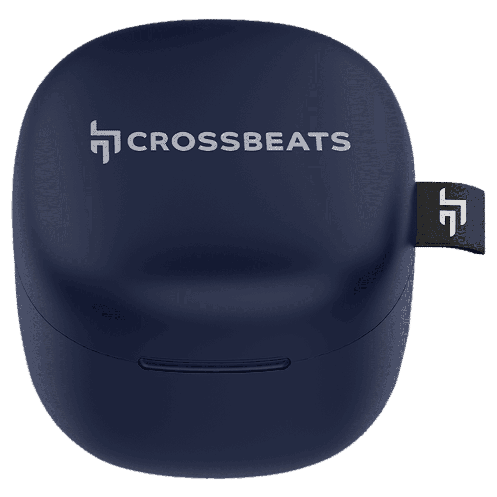 CROSSBEATS Edge TWS Earbuds with Passive Noise Cancellation (IPX6 Water Resistant, 20 Hours Playback, Blue)_5
