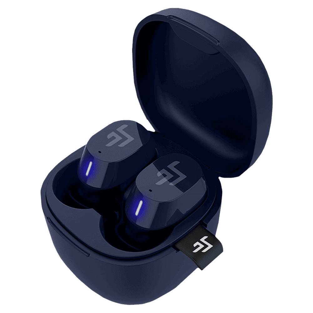 CROSSBEATS Edge TWS Earbuds with Passive Noise Cancellation (IPX6 Water Resistant, 20 Hours Playback, Blue)_7