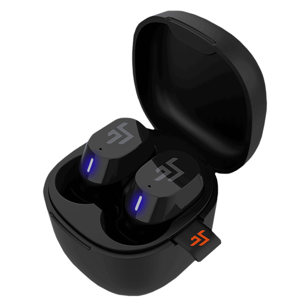 CROSSBEATS Edge TWS Earbuds with Passive Noise Cancellation (IPX6 Water Resistant, 20 Hours Playback, Black)_4