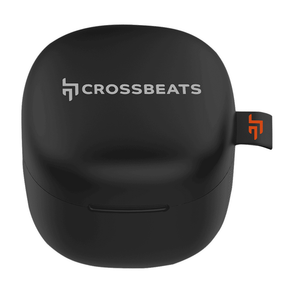 CROSSBEATS Edge TWS Earbuds with Passive Noise Cancellation (IPX6 Water Resistant, 20 Hours Playback, Black)_5