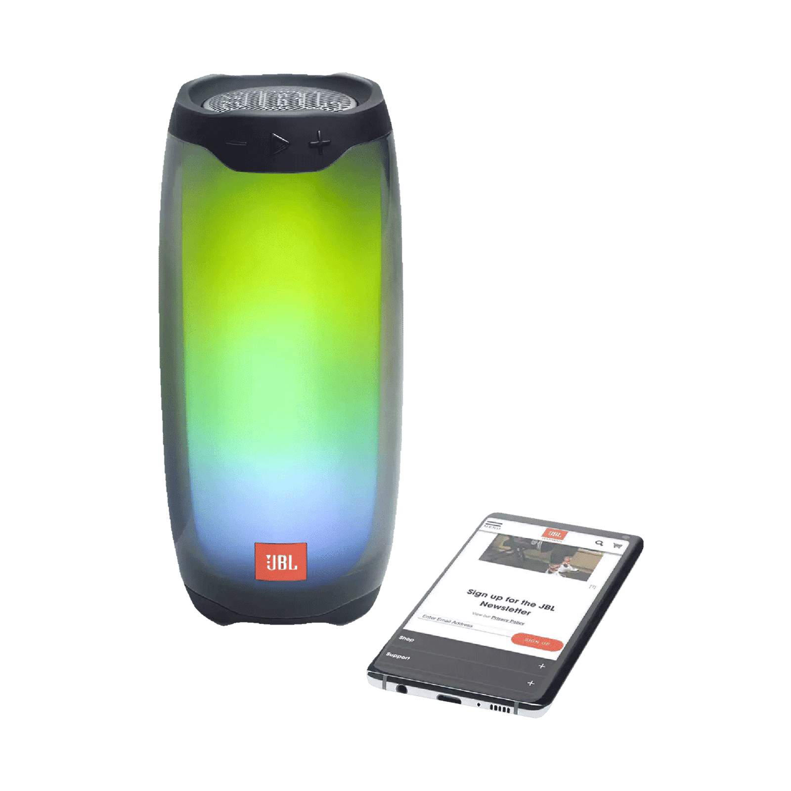 JBL Pulse 4 20W Portable Bluetooth Speaker (IPX7 Waterproof, Stereo Sound, Mono Channel, Black)_7