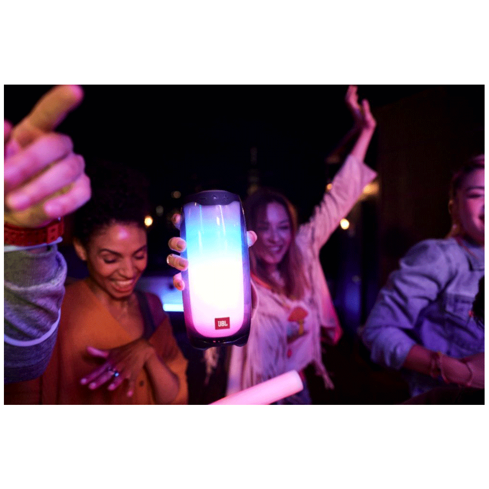 JBL Pulse 4 20W Portable Bluetooth Speaker (IPX7 Waterproof, Stereo Sound, Mono Channel, Black)_4