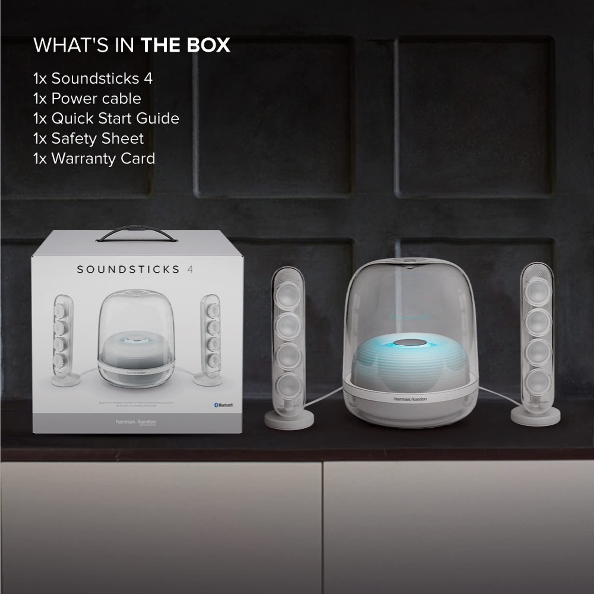 harman kardon SoundSticks 4 140W Multimedia Speaker (Ambient Light Effects, 2.1 Channel, White)_20