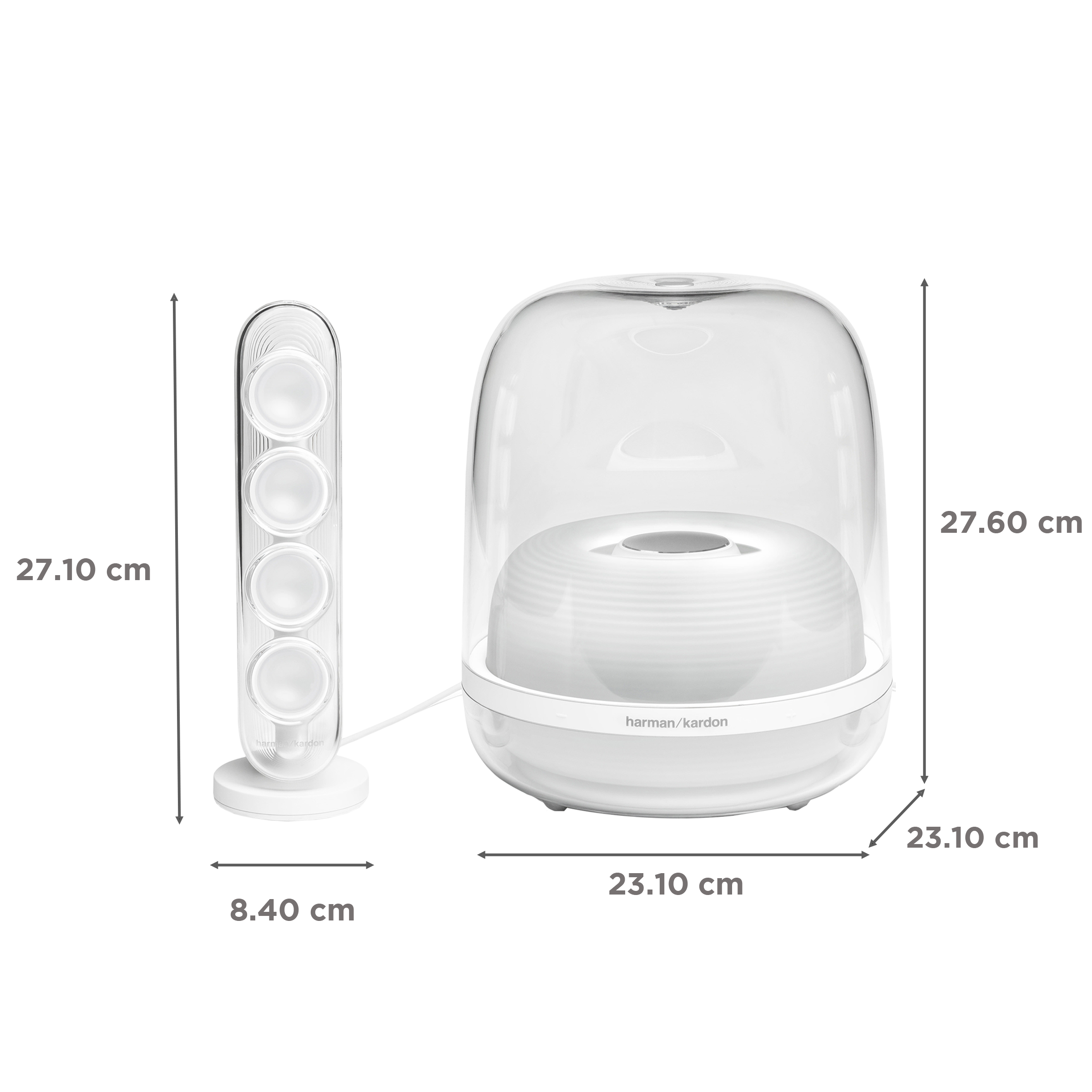 harman kardon SoundSticks 4 140W Multimedia Speaker (Ambient Light Effects, 2.1 Channel, White)_3