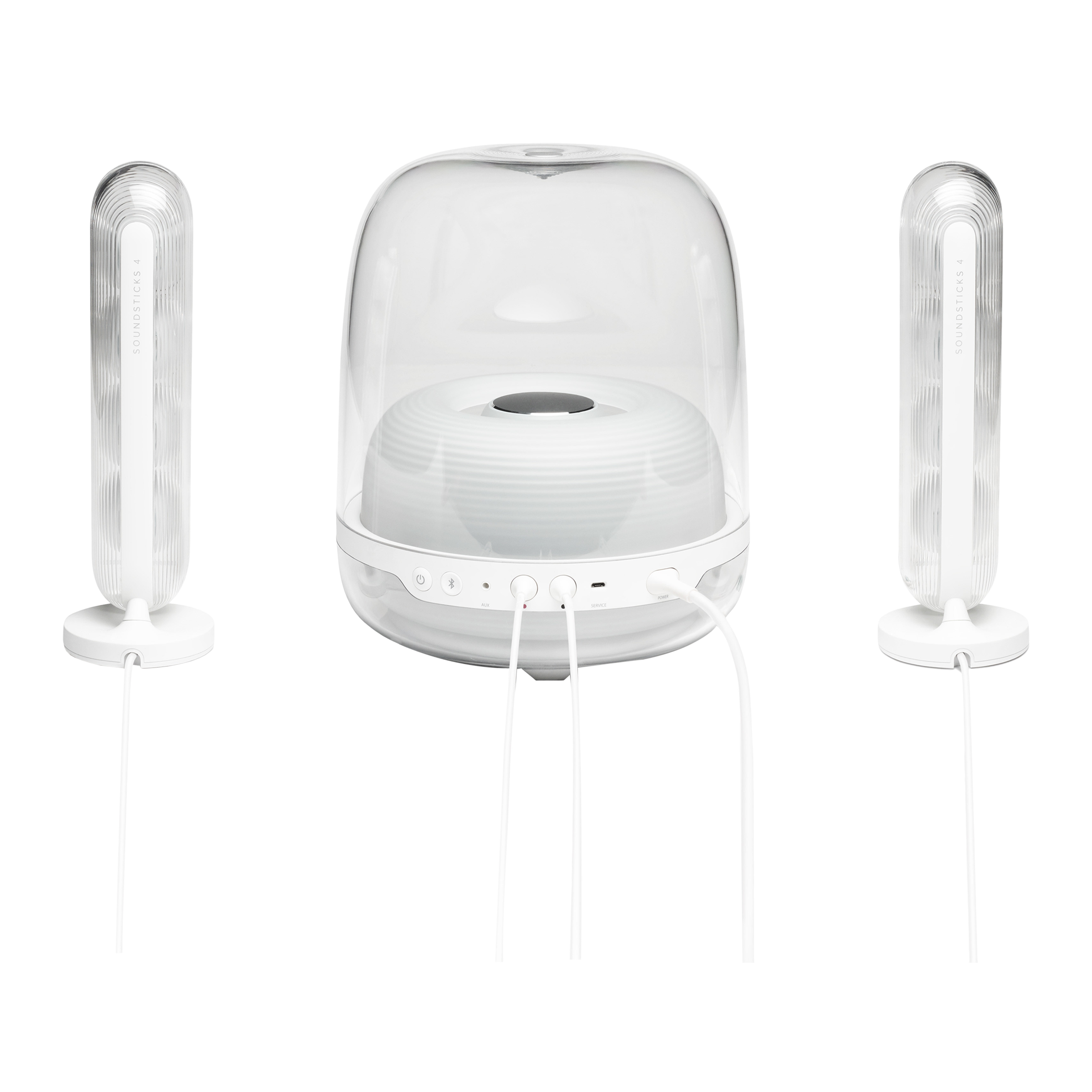 harman kardon SoundSticks 4 140W Multimedia Speaker (Ambient Light Effects, 2.1 Channel, White)_6