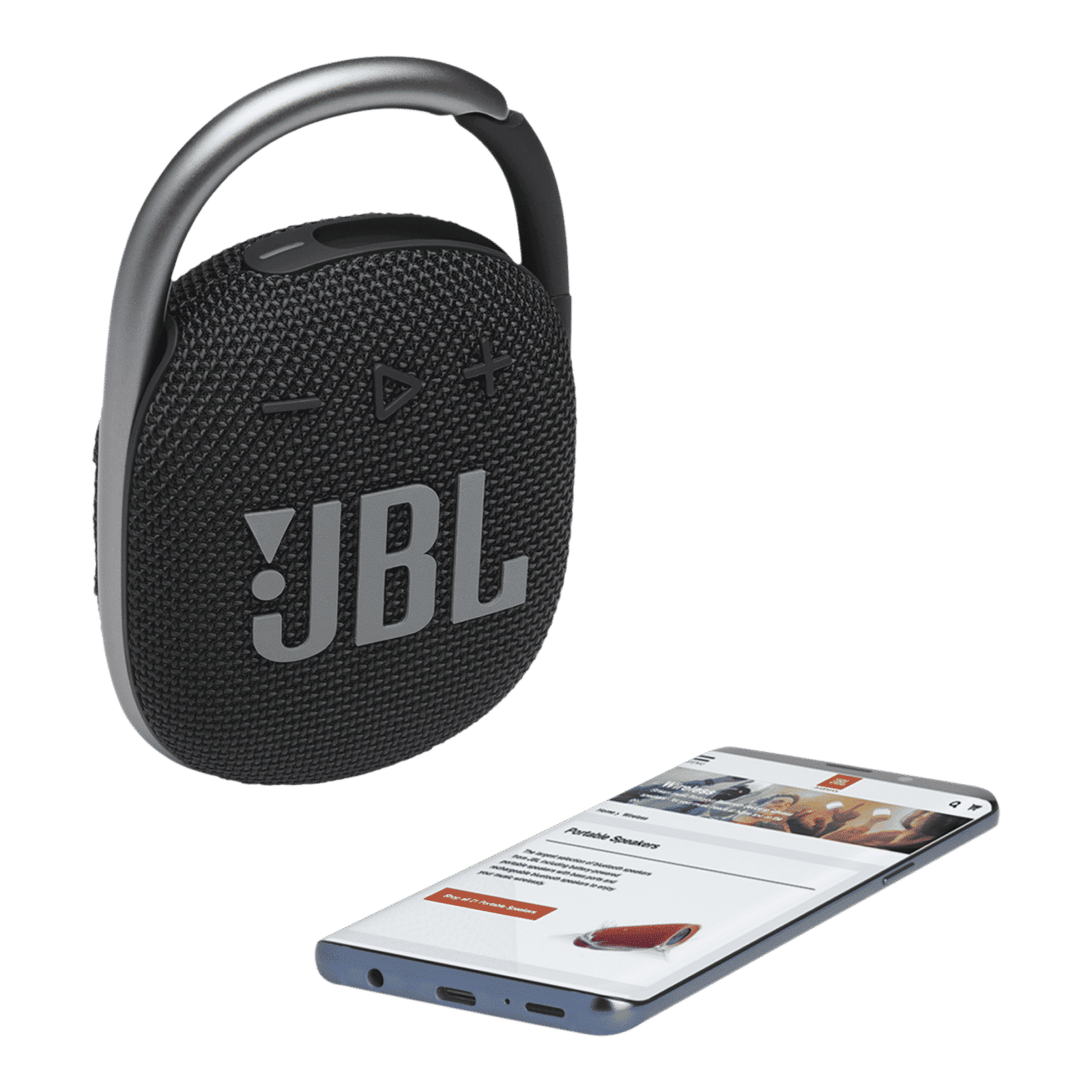 JBL Clip 4 5W Portable Bluetooth Speaker (IP67 Waterproof, 10 Hours Playtime, Black)_10