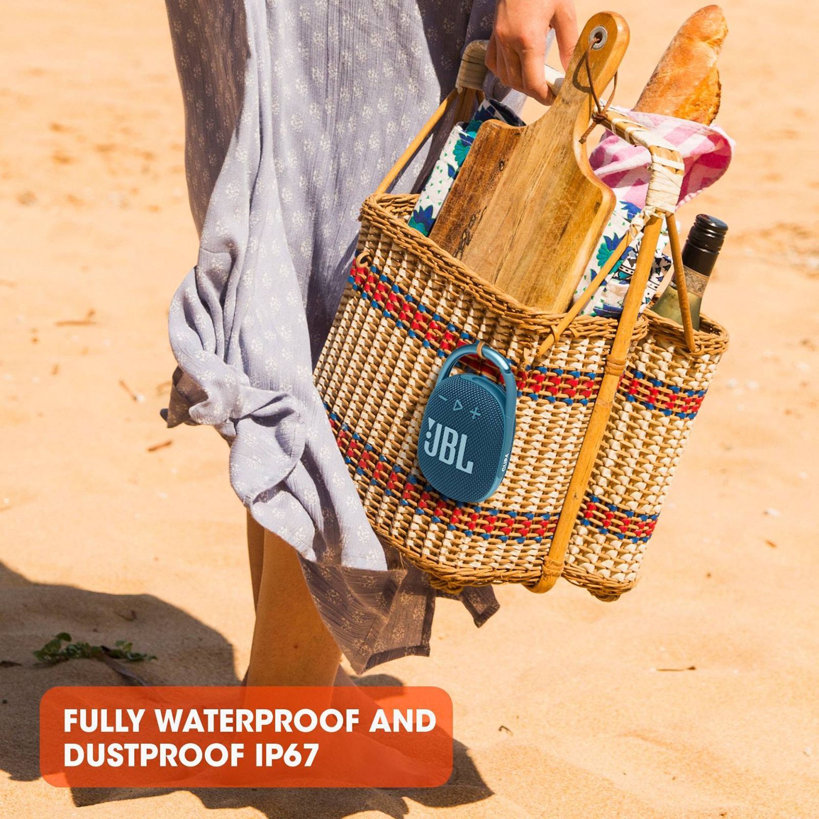 JBL Clip 4 5W Portable Bluetooth Speaker (IP67 Waterproof, 10 Hours Playtime, Blue)_11