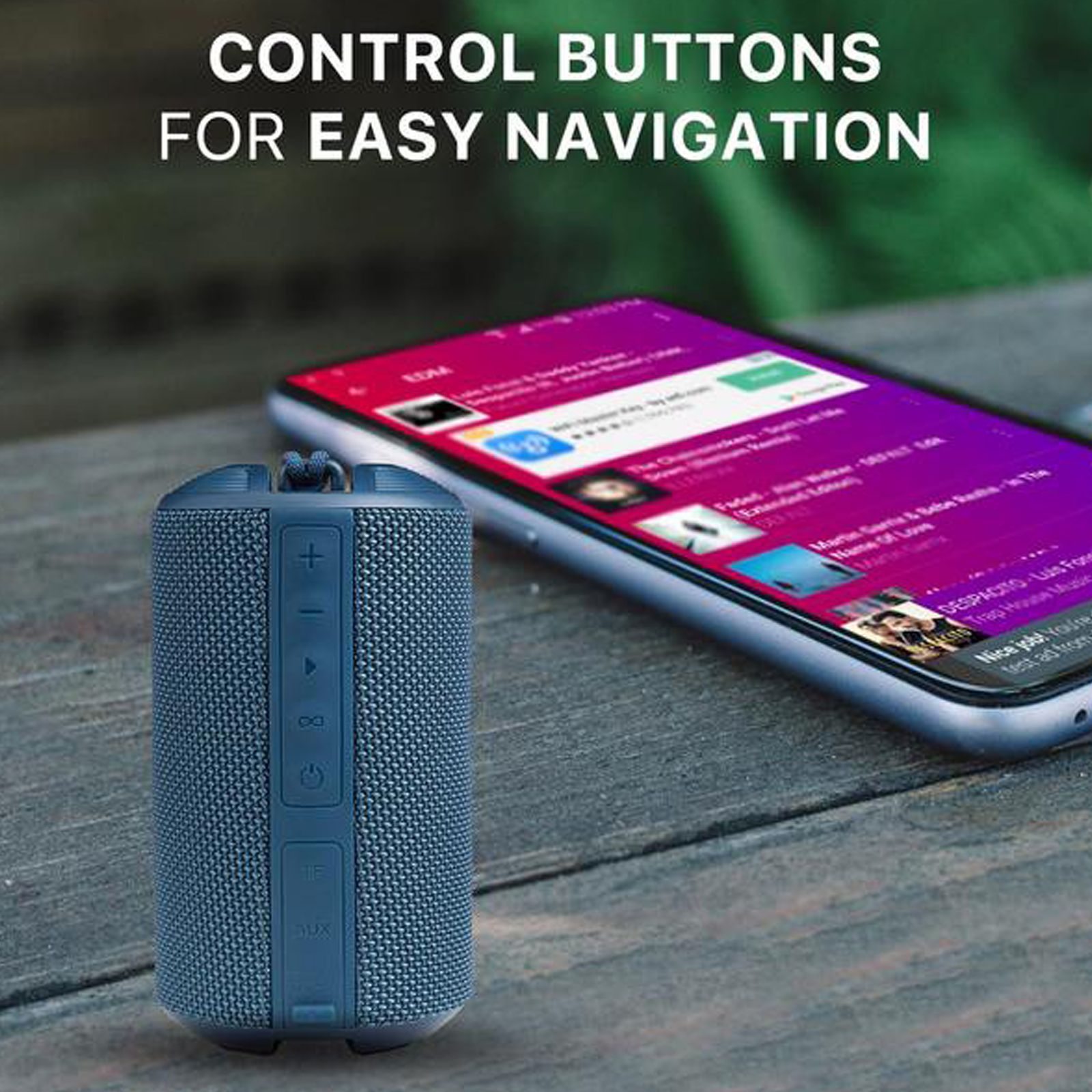 Ambrane BT-83 10 Watts Portable Bluetooth Speaker (TWS Technology, Blue) Ambrane BT-83 10 Watts Portable Bluetooth Speaker (TWS Technology, Blue)_5