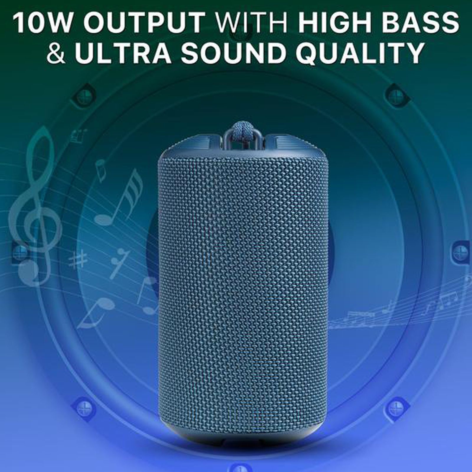 Ambrane BT-83 10 Watts Portable Bluetooth Speaker (TWS Technology, Blue) Ambrane BT-83 10 Watts Portable Bluetooth Speaker (TWS Technology, Blue)_9