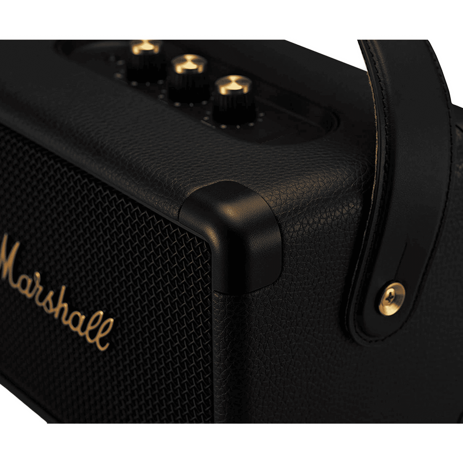 Marshall Kilburn II 36W Portable Bluetooth Speaker (IPX2 Water Resistant, Carrying Strap, Stereo Channel, Black & Brass)_13