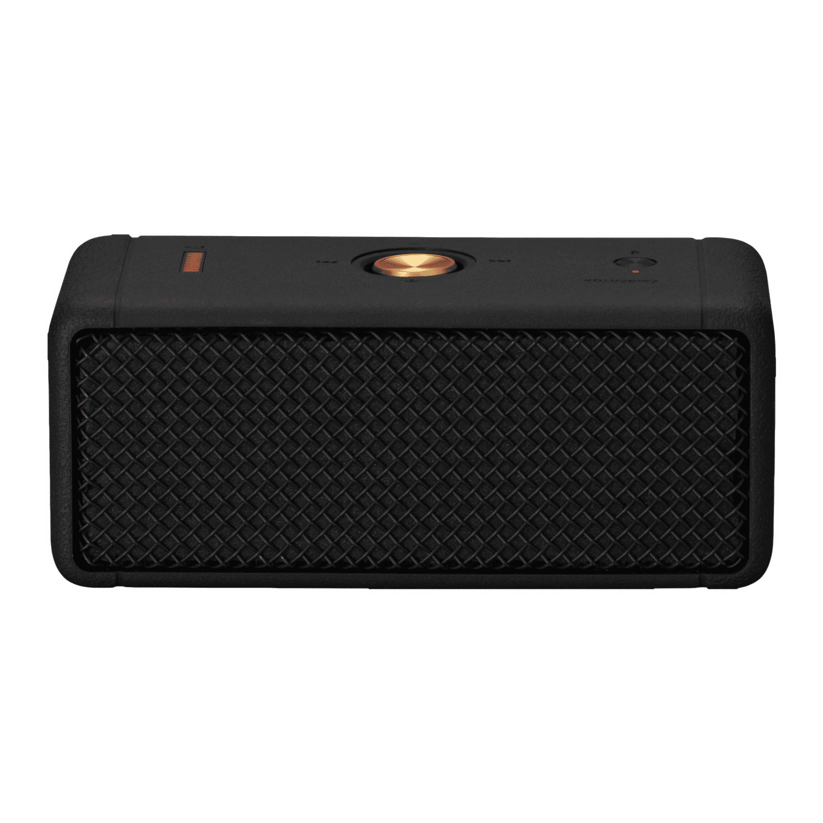 Marshall Emberton 20W Portable Bluetooth Speaker (IPX7 Water Resistant, Superior Signature Sound, Stereo Channel, Black/Brass)_6