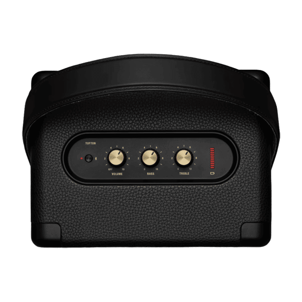 Marshall Tufton 80W Portable Bluetooth Speaker (IPX2 Water Resistant, Multi Directional Sound, Stereo Channel, Black & Brass)_3