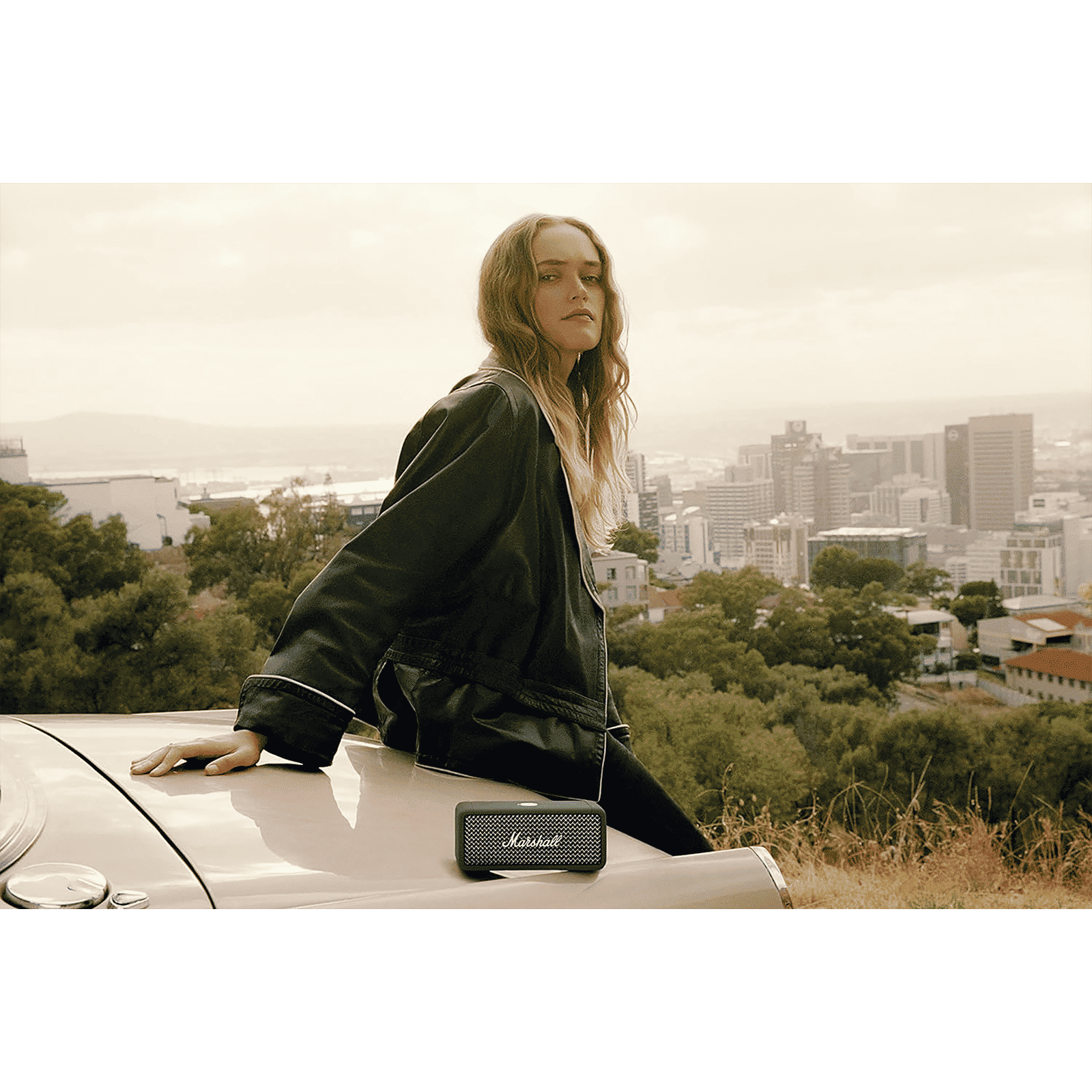 Marshall Emberton 20W Portable Bluetooth Speaker (IPX7 Water Resistant, Superior Signature Sound, Stereo Channel, Forest)_14