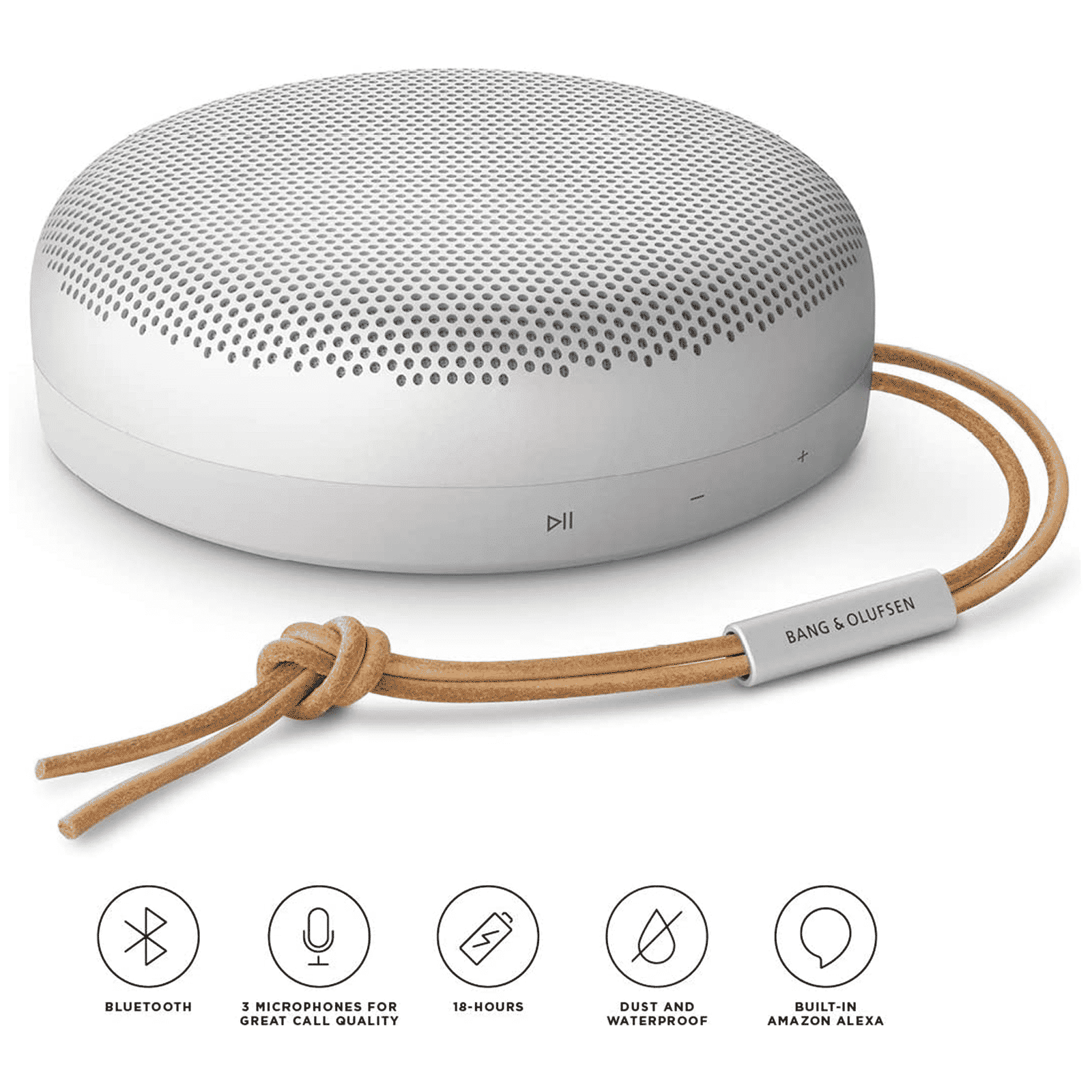 Bang & Olufsen Beosound A1 (2nd Gen) with Alexa Compatible Smart Speaker (IP67 Waterproof, Grey Mist)_10