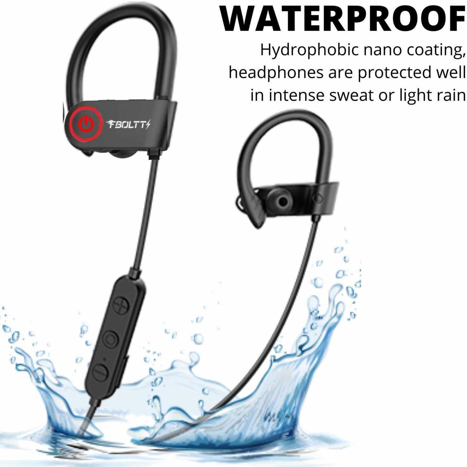 FIRE-BOLTT BN1300 Neckband (Sweat & Water Resistant, Upto 9 Hours Playback, Black)_3
