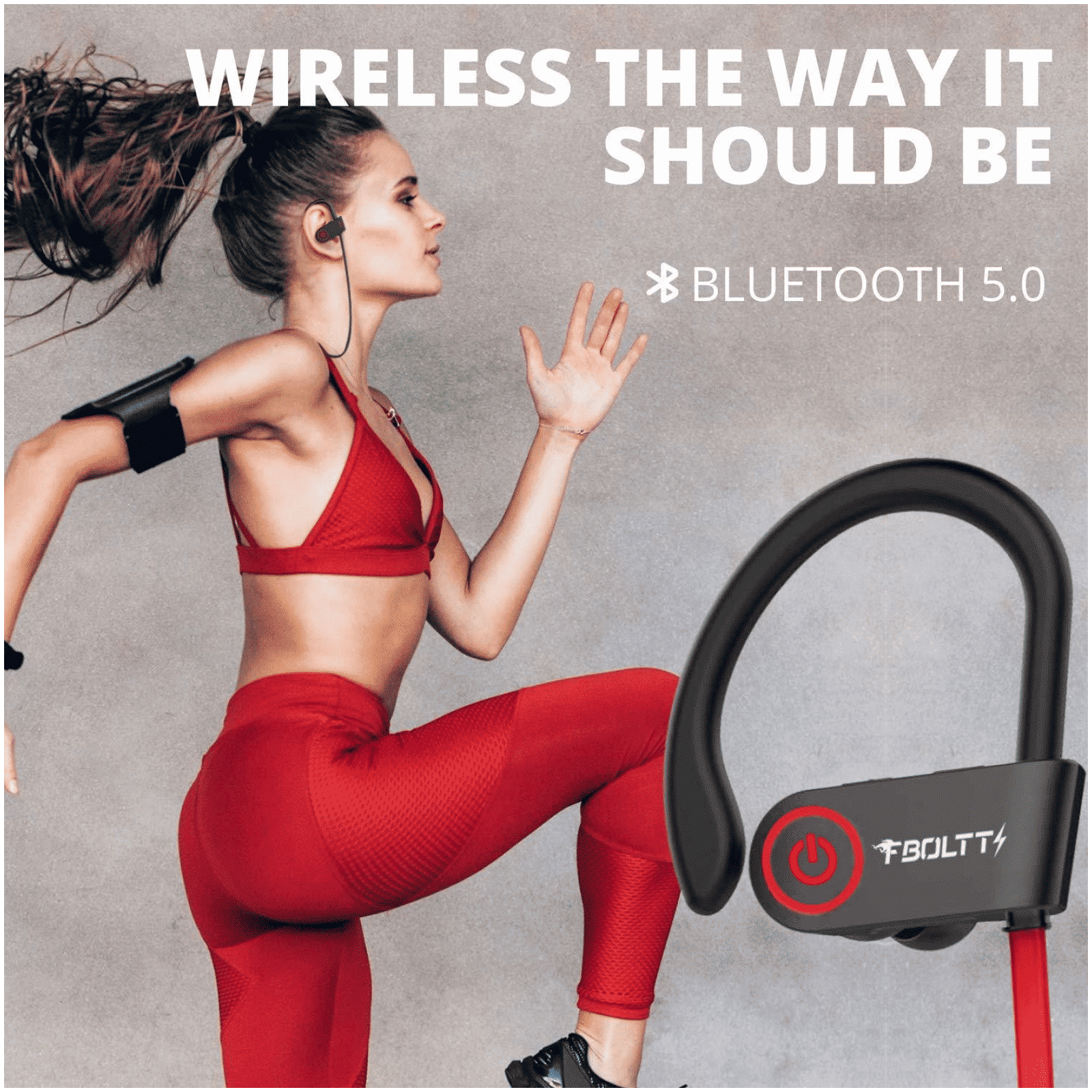 FIRE-BOLTT BN1300 Neckband (Sweat & Water Resistant, Upto 9 Hours Playback, Red)_2