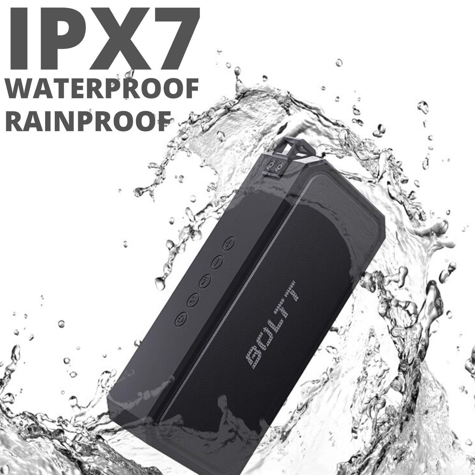 FIRE-BOLTT Xplode 20 Watts Portable Bluetooth Speaker (IPX7 Waterproof, BS1300, Black) FIRE-BOLTT Xplode 20 Watts Portable Bluetooth Speaker (IPX7 Waterproof, BS1300, Black)_5
