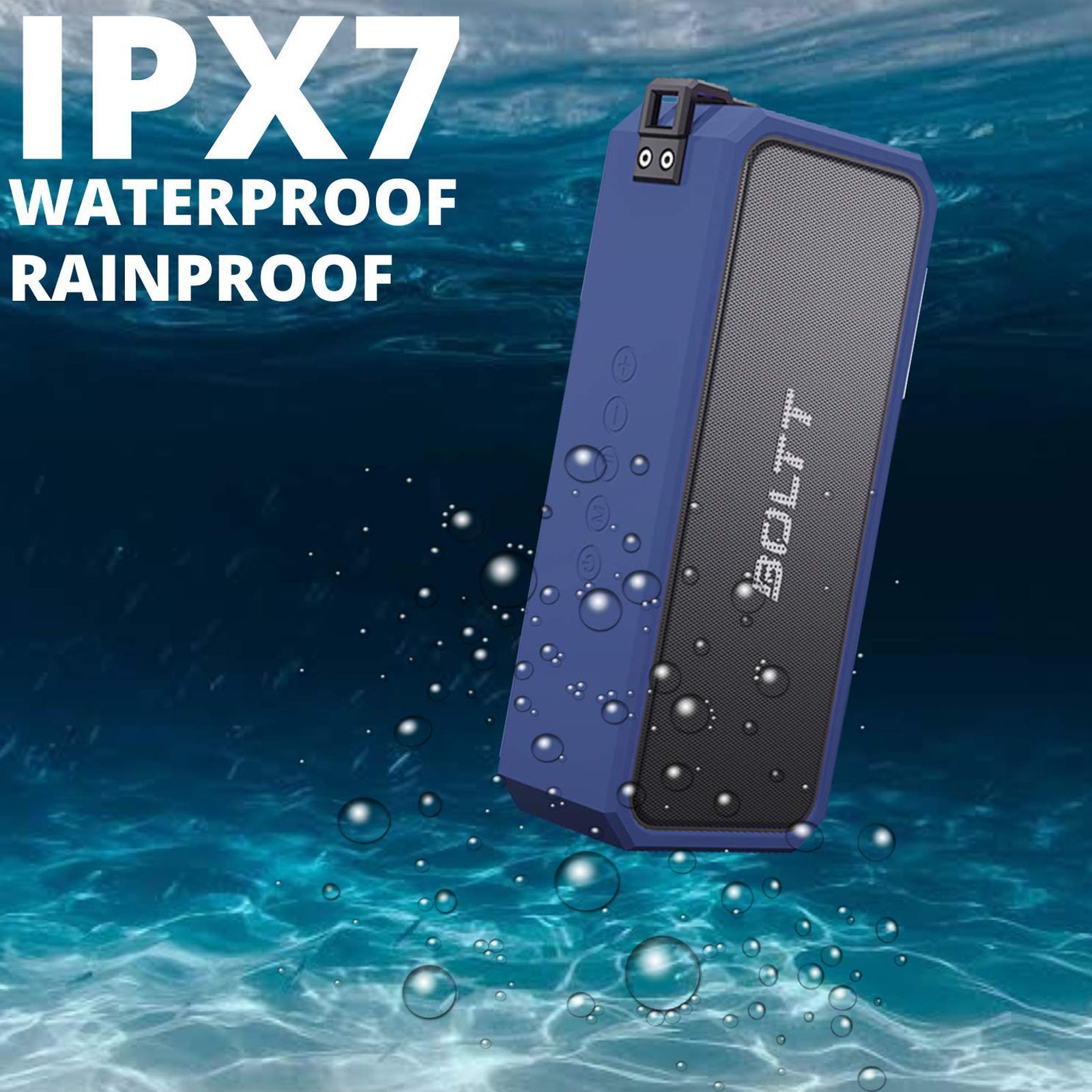 FIRE-BOLTT Xplode 1300 20W Portable Bluetooth Speaker (IPX7 Waterproof, Twin Subwoofers, Stereo Chanel, Blue)_14