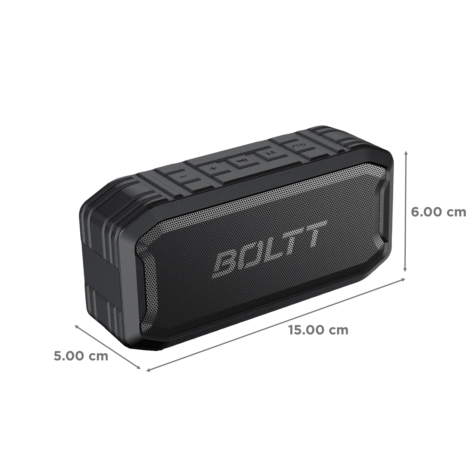 FIRE-BOLTT Xplode 1500 3W Portable Bluetooth Speaker (IPX7 Waterproof, 360 Degree Surround Sound, Stereo Chanel, Black)_2