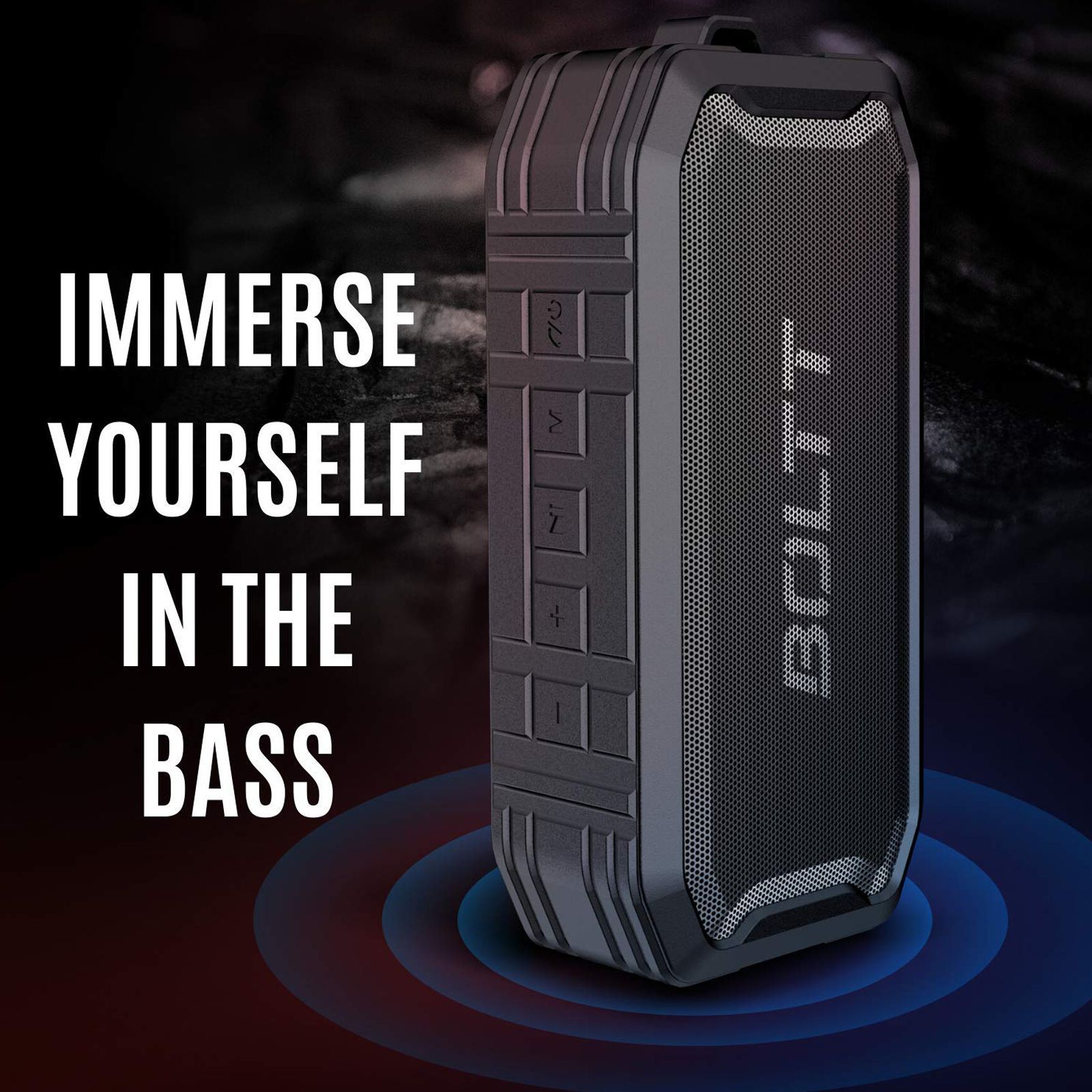 FIRE-BOLTT Xplode 1500 3W Portable Bluetooth Speaker (IPX7 Waterproof, 360 Degree Surround Sound, Stereo Chanel, Black)_4