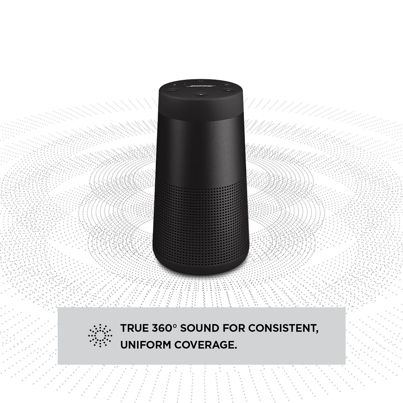 BOSE SoundLink Revolve II with Google & Siri Compatible Smart Speaker (360 Degree Sound, Triple Black)_15