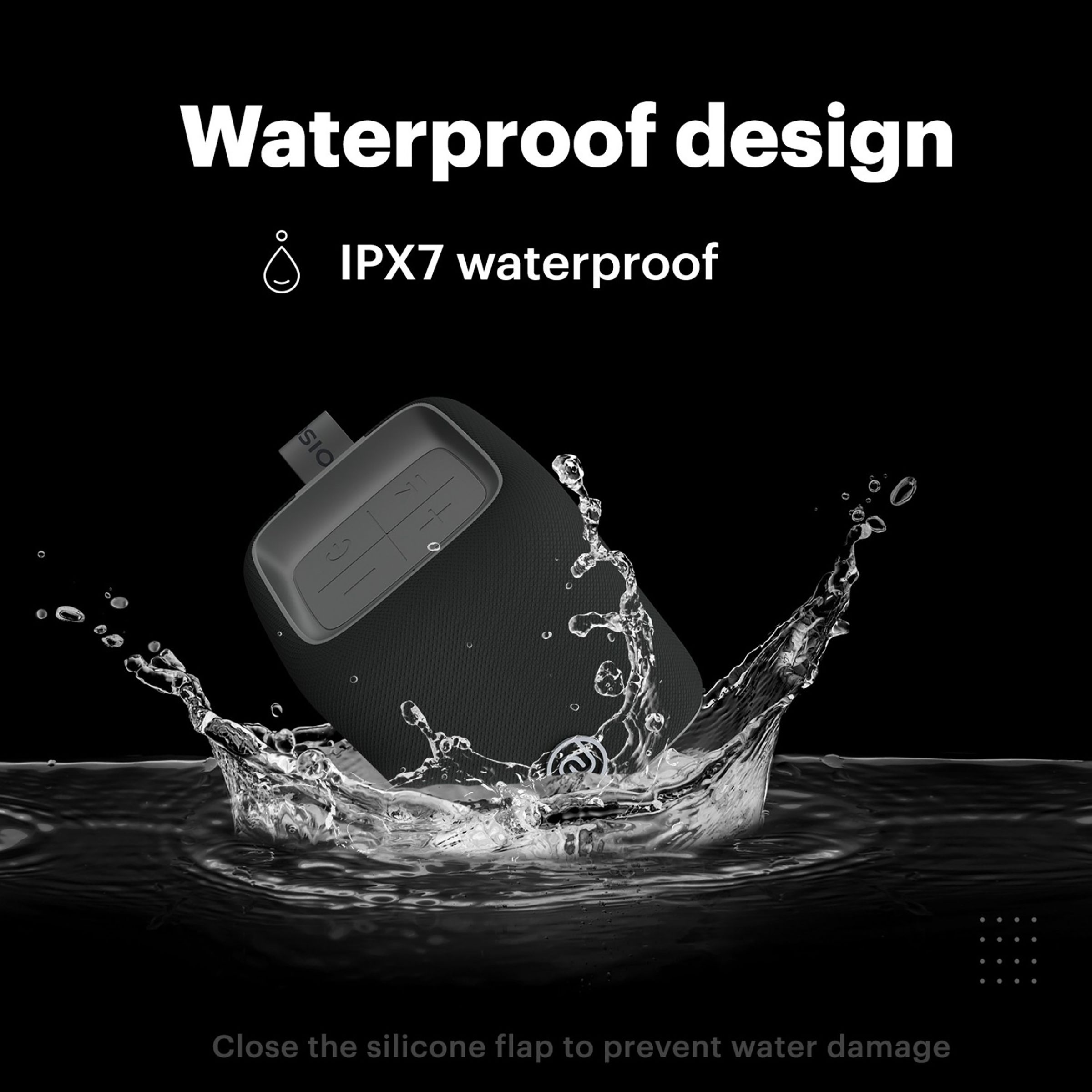 noise Vibe with Google & Siri Compatible Smart Speaker (Built-in Call Function, Midnight Black) noise Vibe with Google & Siri Compatible Smart Speaker (Built-in Call Function, Midnight Black)_7