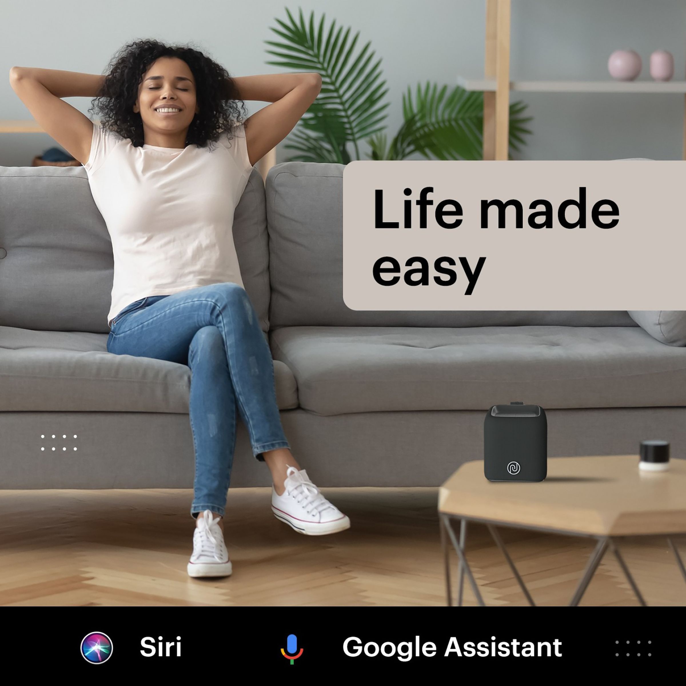 noise Vibe with Google & Siri Compatible Smart Speaker (Built-in Call Function, Midnight Black) noise Vibe with Google & Siri Compatible Smart Speaker (Built-in Call Function, Midnight Black)_11