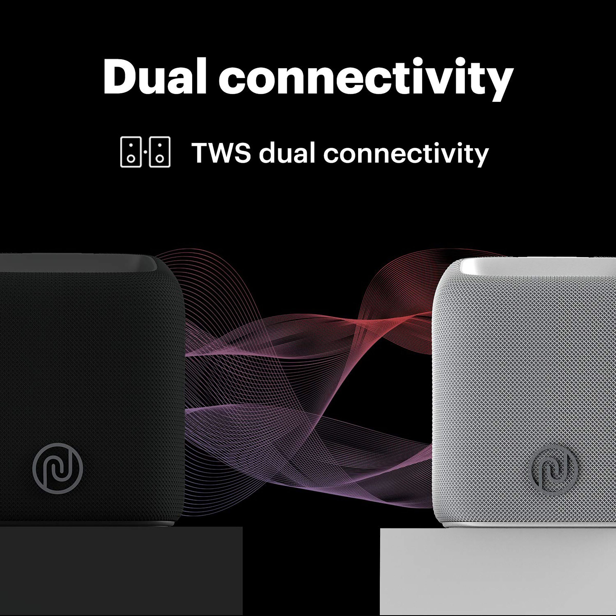 noise Vibe 5W Portable Bluetooth Speaker (IPX7 Waterproof, In-Built Call Function, Mono Channel, Stone Grey)_8