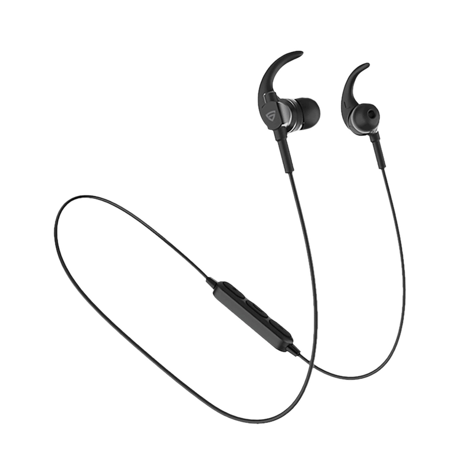 RAEGR AirBeats 250 RG10092 Neckband with Passive Noise Cancellation (IPX4 Splash & Waterproof, Bass Rich Sound, Black)_1