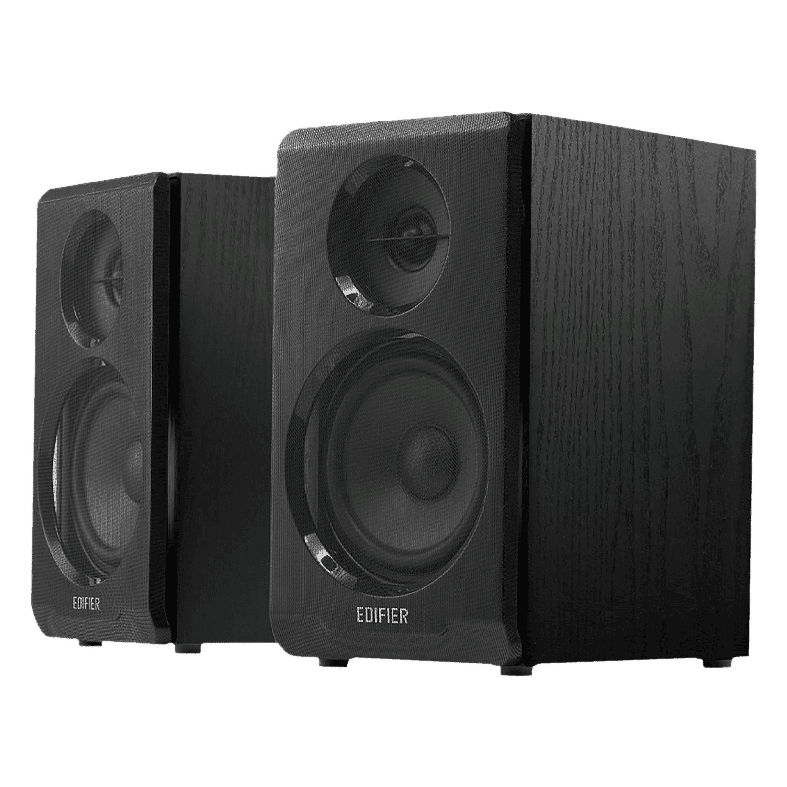 EDIFIER 10W RMS Multimedia Speaker (Classic Wooden Enclosure, 2.0 Channel, Black)_1