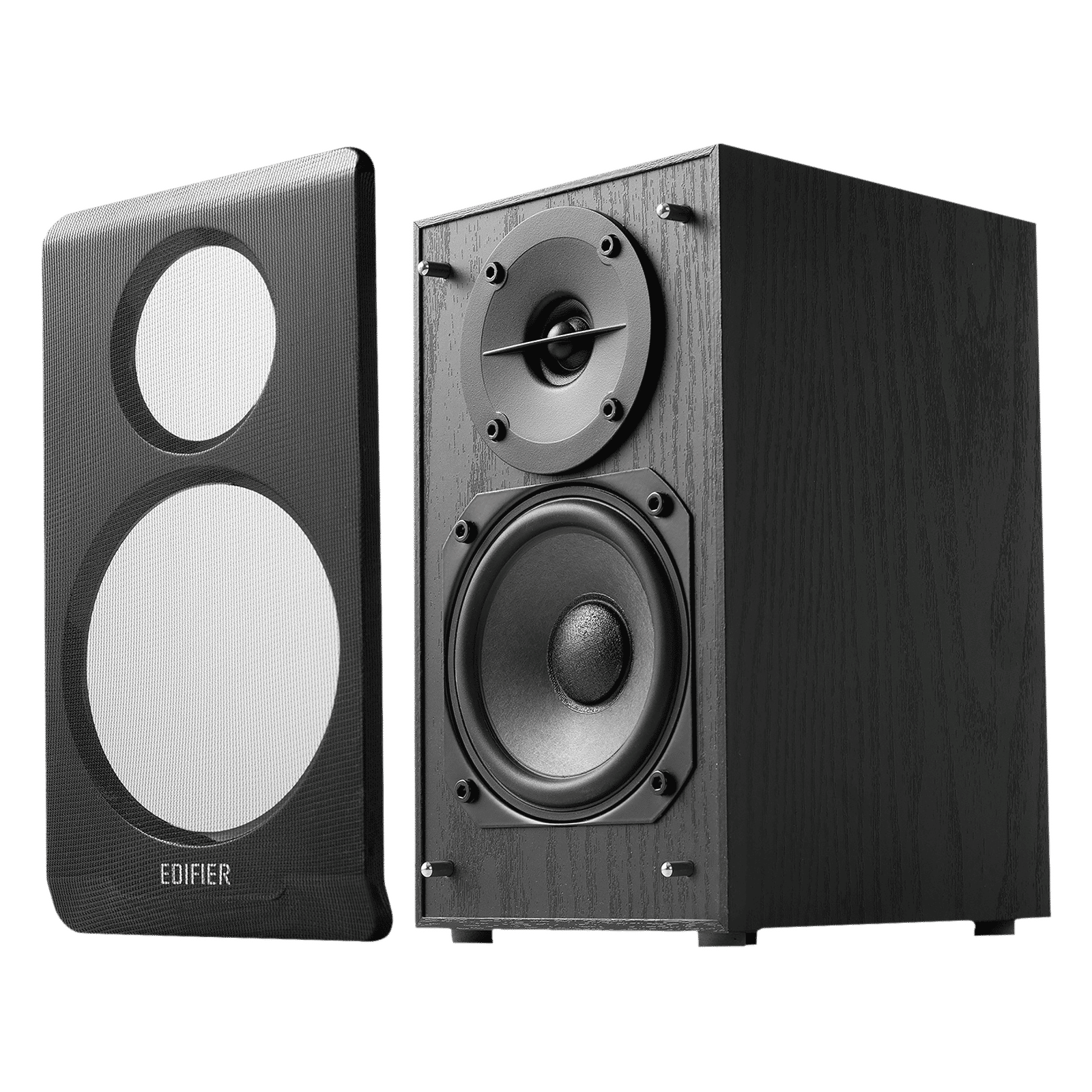 EDIFIER 10W RMS Multimedia Speaker (Classic Wooden Enclosure, 2.0 Channel, Black)_3