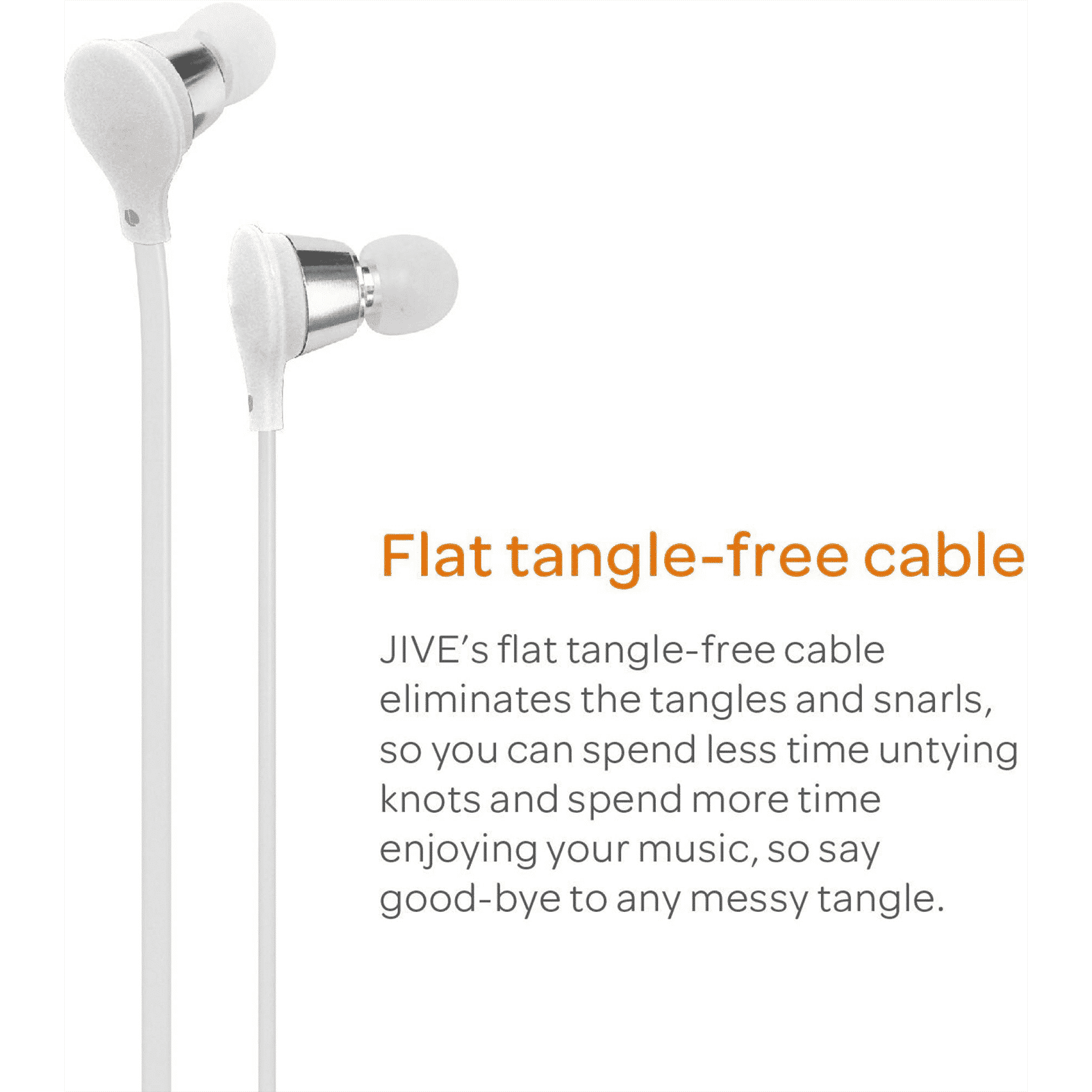 AT&T EBV01-WHT Wired Earphone with Mic (In-Ear, White)_3