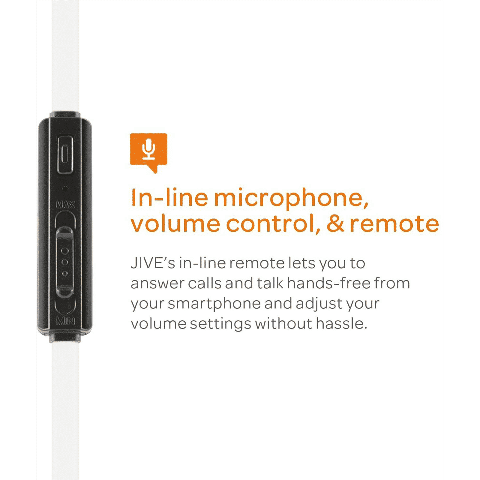 AT&T EBV01-WHT Wired Earphone with Mic (In-Ear, White)_4