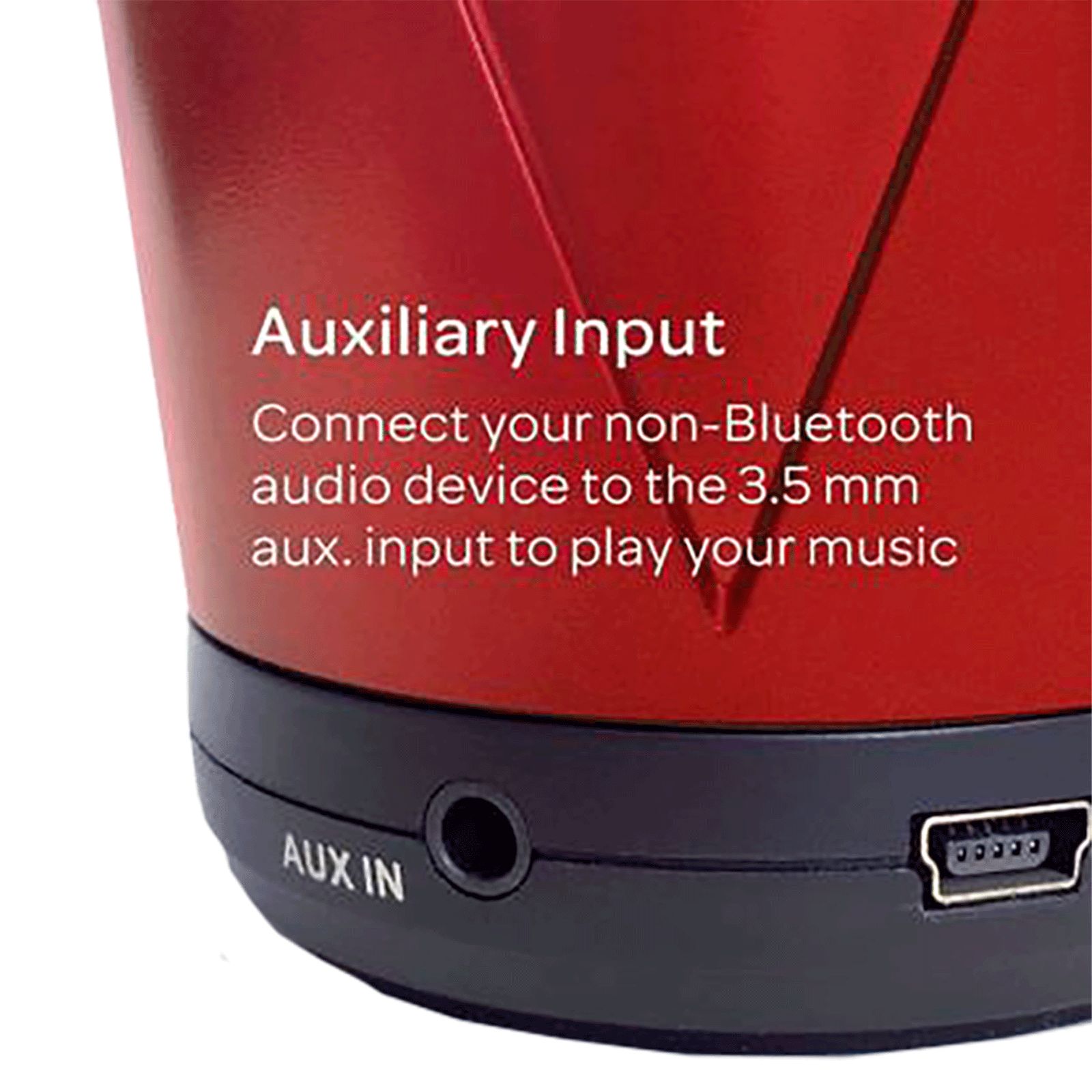 AT&T Hot Joe 4W Portable Bluetooth Speaker (6 Hours Playtime, 2.1 Channel, Red)_5