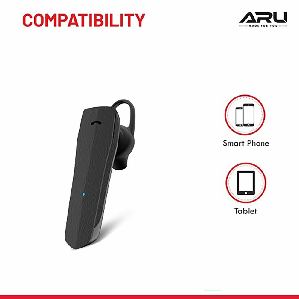 ARU Mono Bliss AMH-1119 TWS Earbuds (Sweat & Water Resistant, Quick Charge, Black) ARU Mono Bliss AMH-1119 TWS Earbuds (Sweat & Water Resistant, Quick Charge, Black)_10