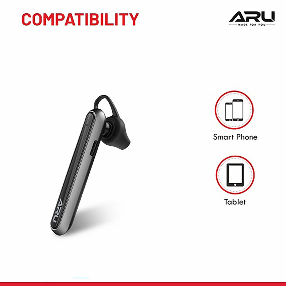 ARU Mono Buzz AMH-1118 TWS Earbuds (Sweat Resistant, Quick Charge, Black)_9