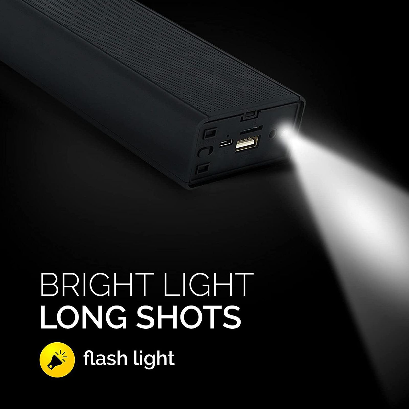 Trovo TBS-52 18W Portable Bluetooth Speaker (Water Resistant, Stereo Channel, Black)_3