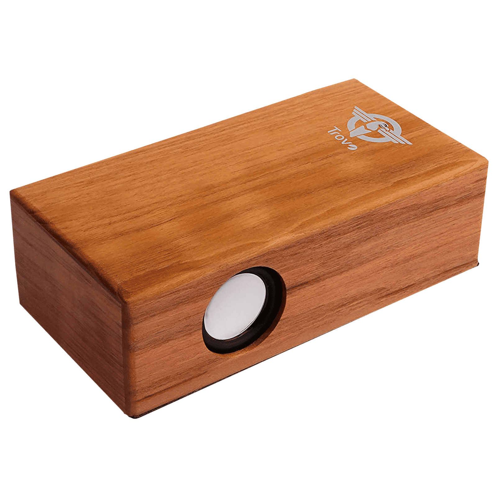 Trovo Wooden Induction 3W Portable Bluetooth Speaker (5.1 Channel, 4 Hours Playtime, Brown)_1