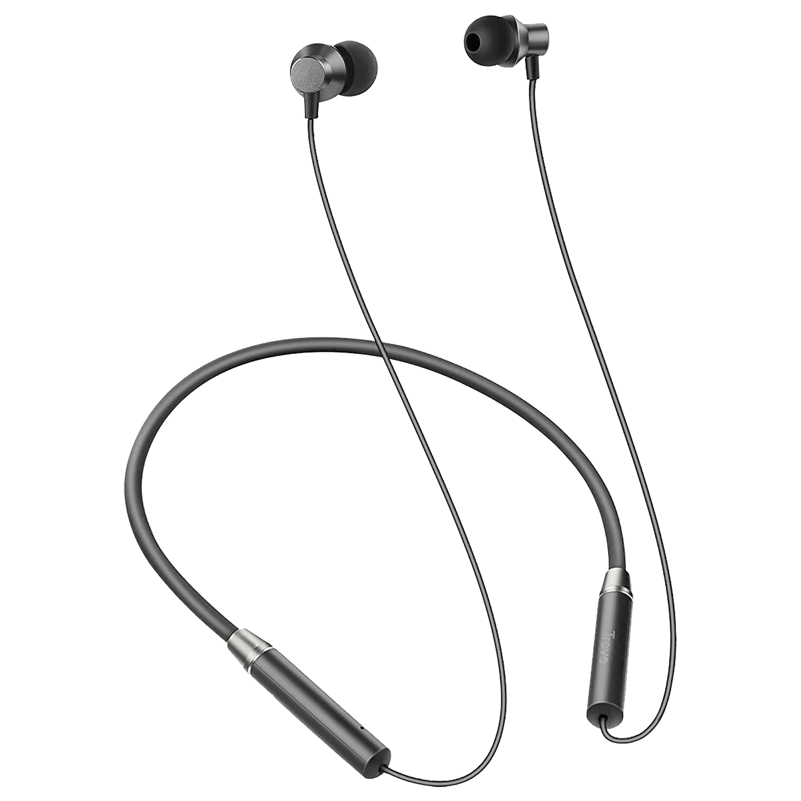 Trovo RBE-38 Neckband with Noise Isolation (Sweat & Water Resistant, Hands Free Calling, Black)_1