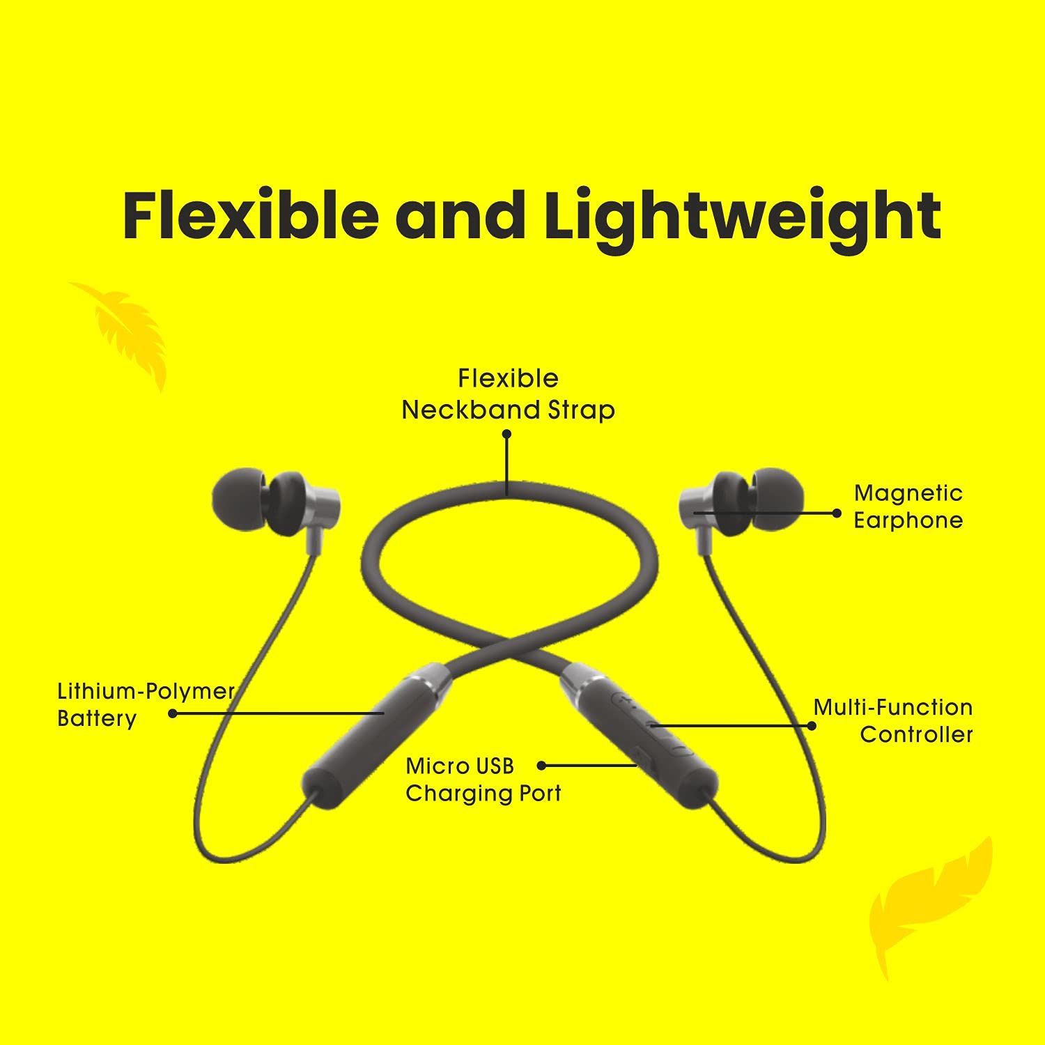 Trovo RBE-38 Neckband with Noise Isolation (Sweat & Water Resistant, Hands Free Calling, Black)_10