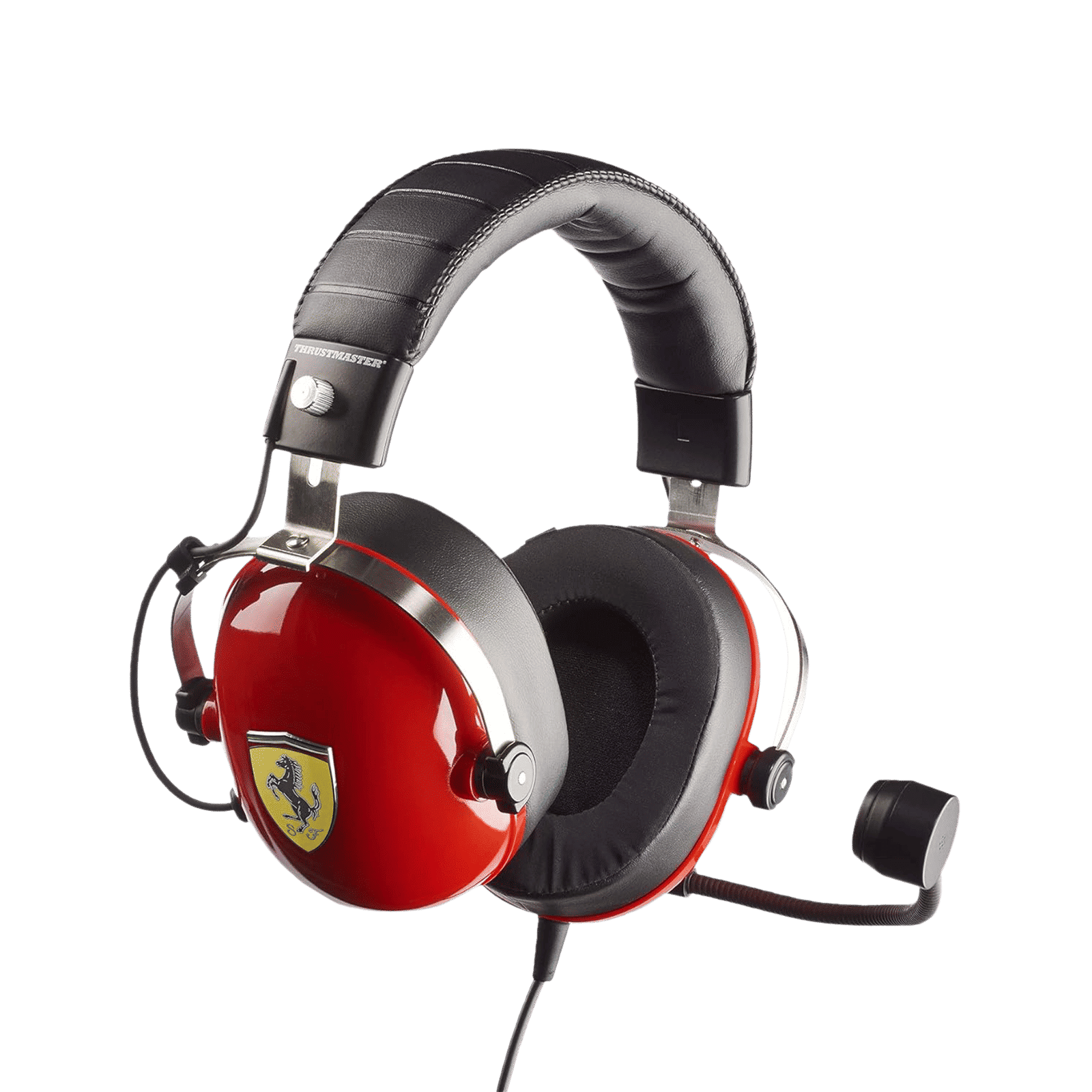 THRUSTMASTER T-RACING SCUDERIA 4060105 Wired Headset with Mic (Over Ear, Red & Black)_12