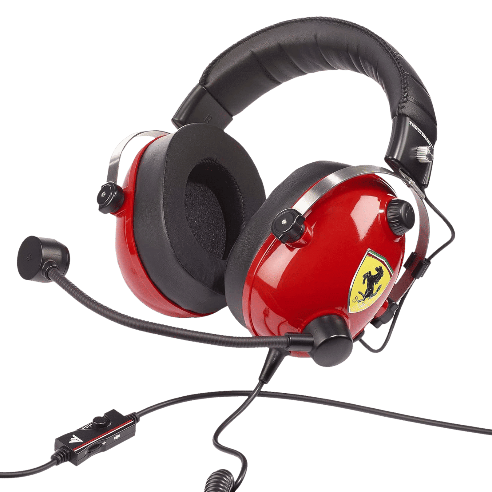 THRUSTMASTER T-RACING SCUDERIA 4060105 Wired Headset with Mic (Over Ear, Red & Black)_13