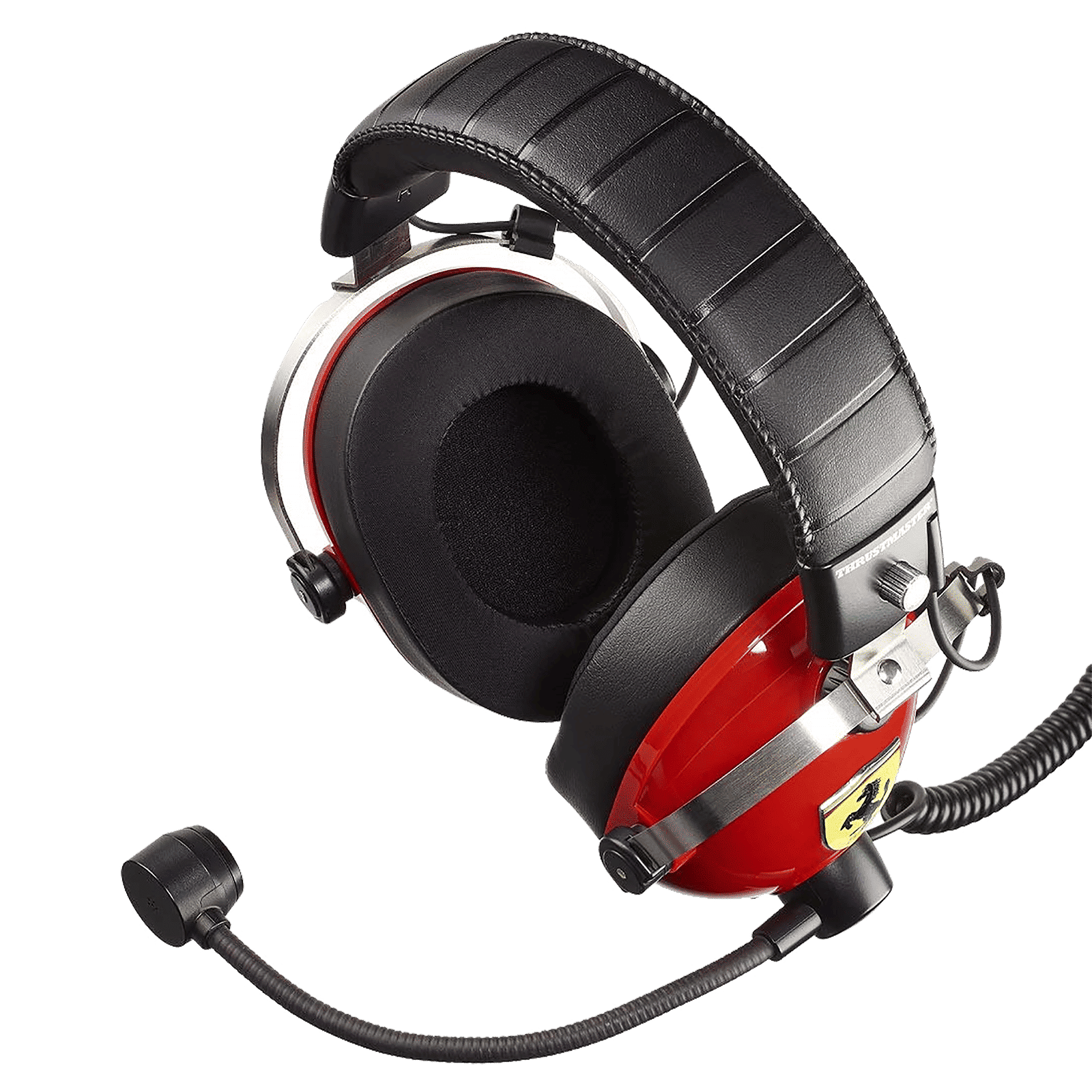 THRUSTMASTER T-RACING SCUDERIA 4060105 Wired Headset with Mic (Over Ear, Red & Black)_5