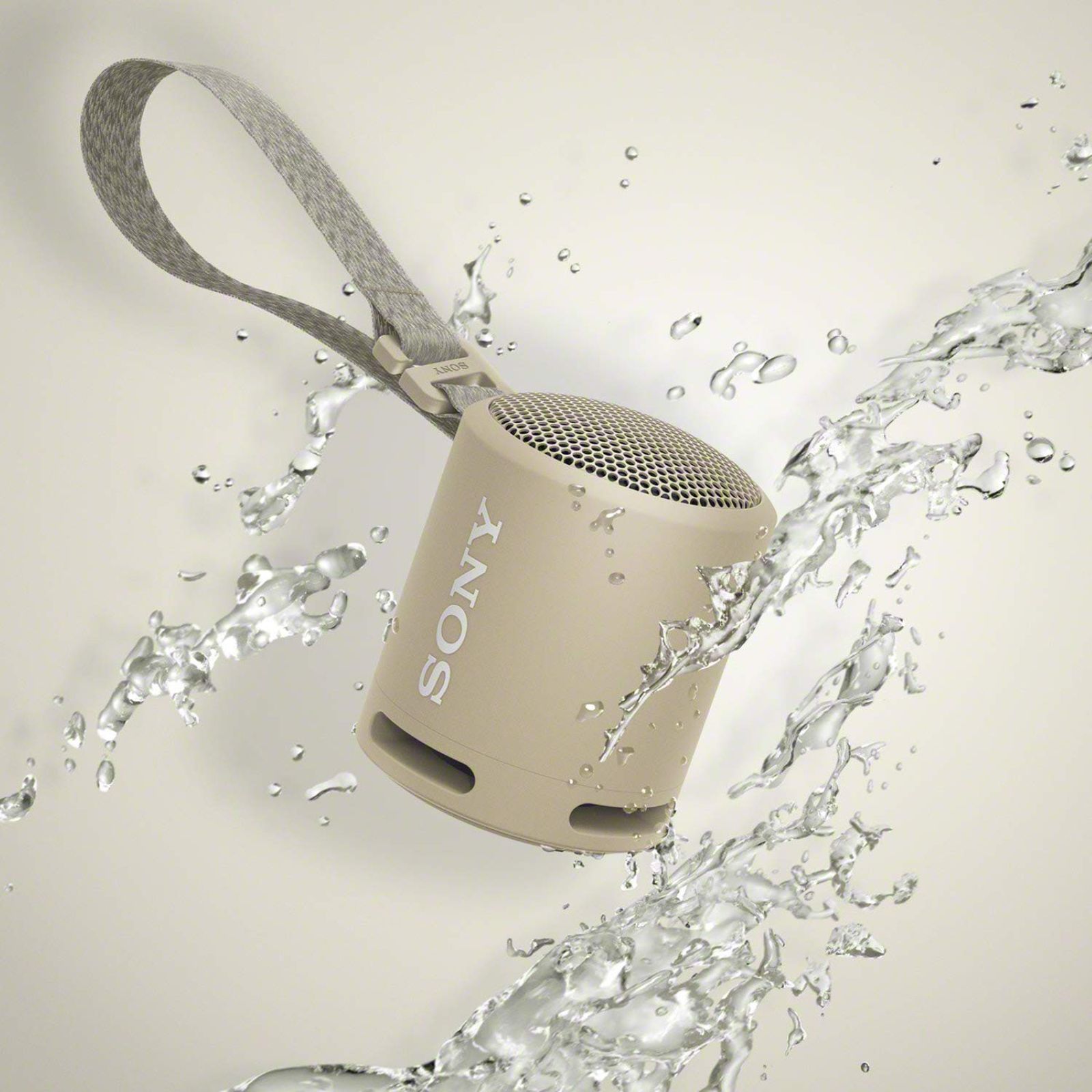 SONY 5W Portable Bluetooth Speaker (IP67 Waterproof, Extra Bass, Mono Channel, Taupe)_10